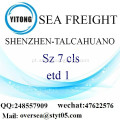 Porto de Shenzhen LCL consolidação de Talcahuano